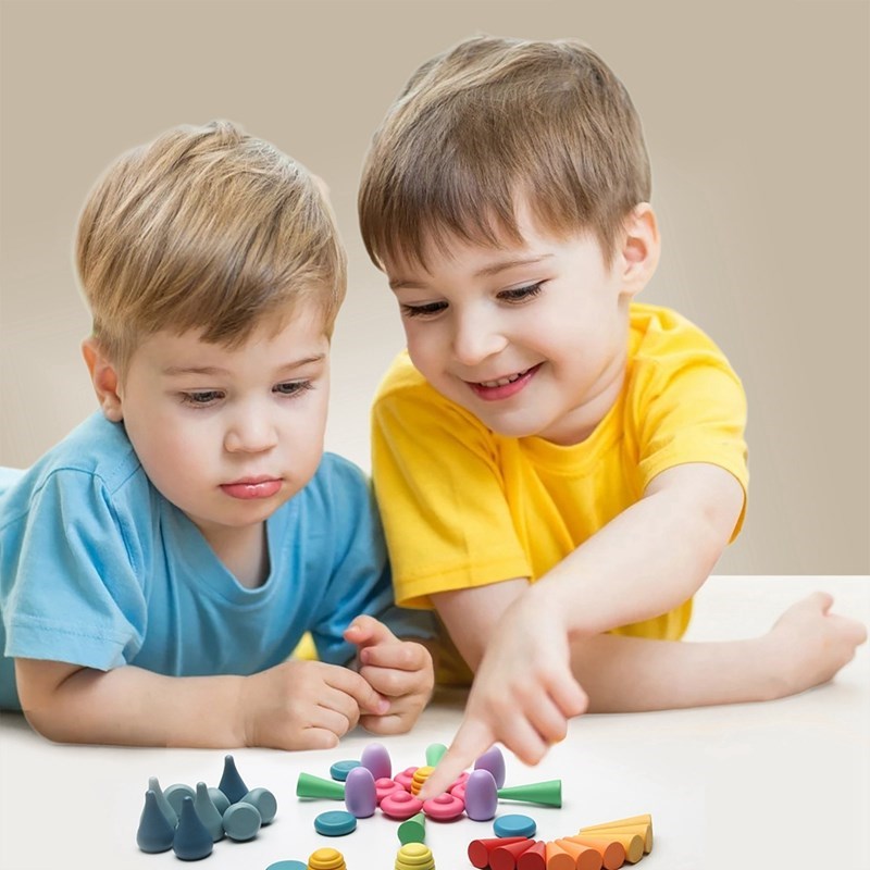 Baby Nordic Sensory Loose Parts Toys - Montessori Vision