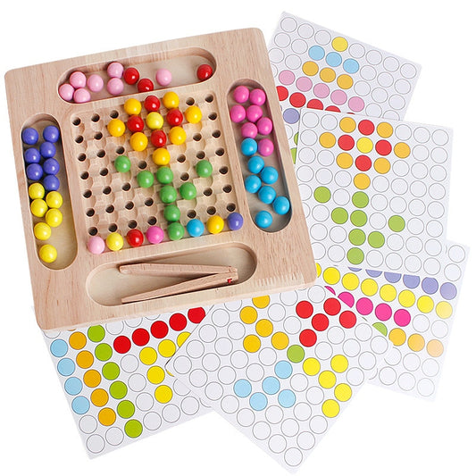 Hands Brain Training Clip Beads Toys - Montessori Vision