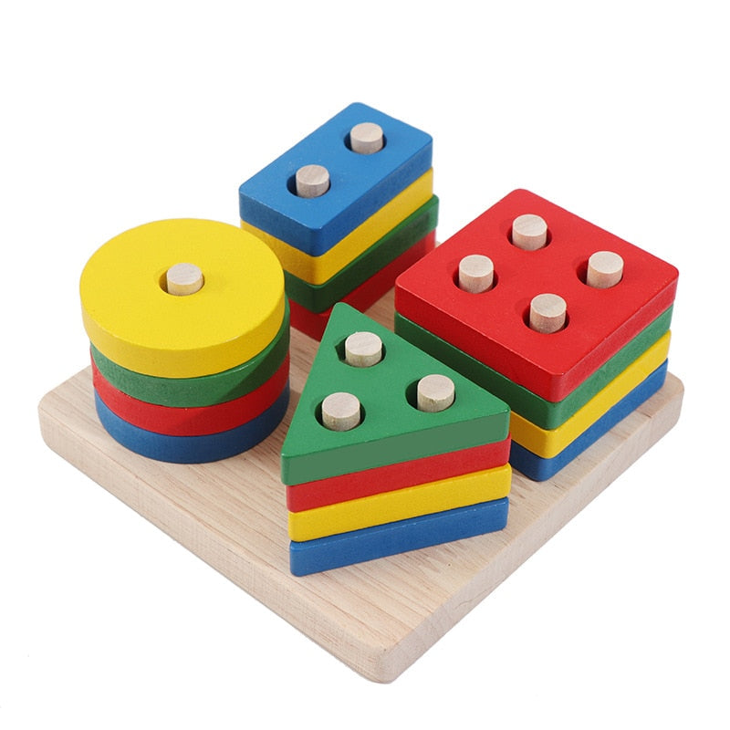 Montessori Educational Wooden Toy Set - Montessori Vision