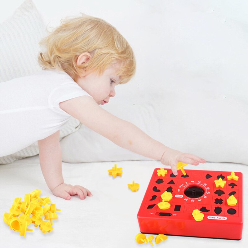 Kids Logical Time Matching Puzzle Toy - Montessori Vision
