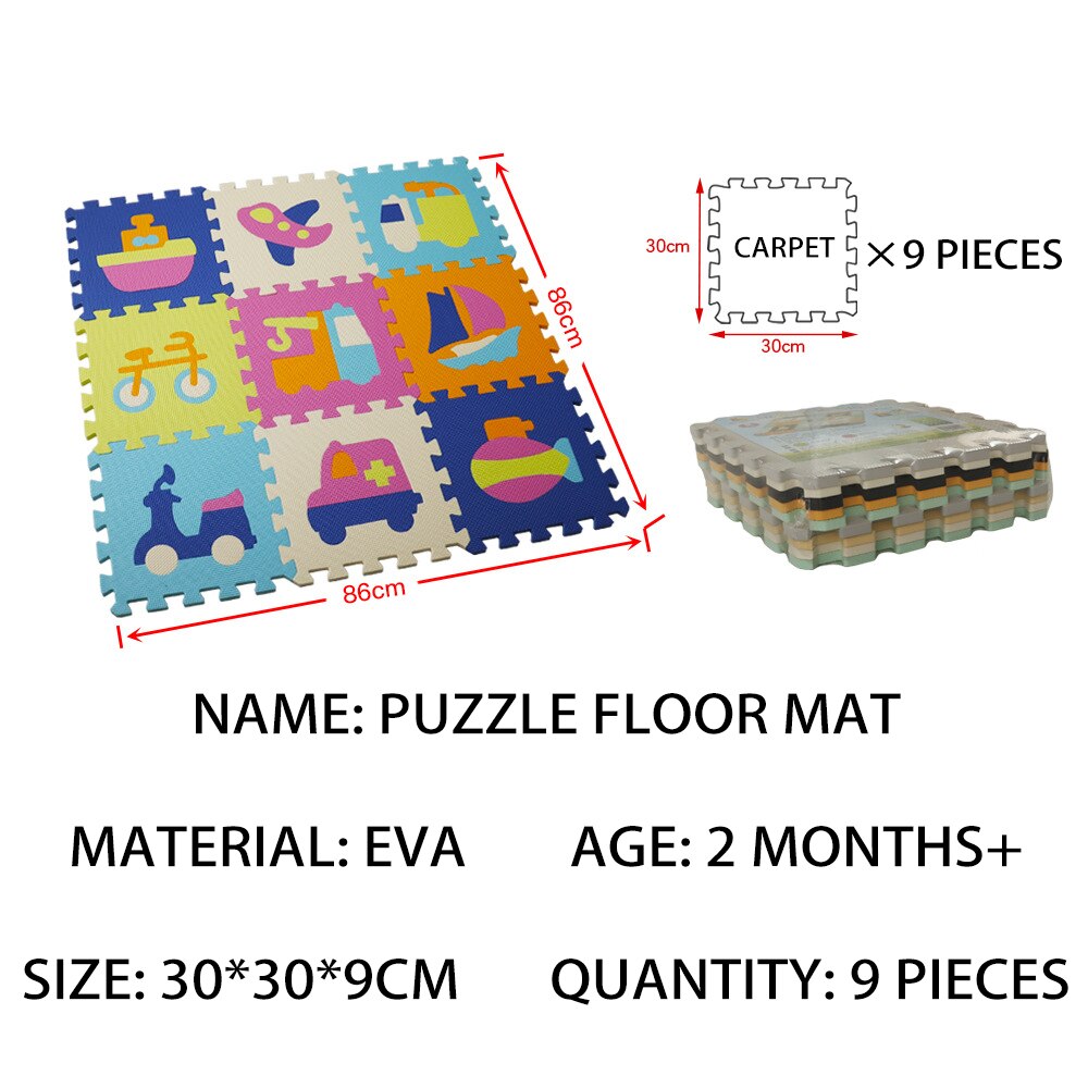 Foam Animal Puzzle Learning Floor Mat - Montessori Vision