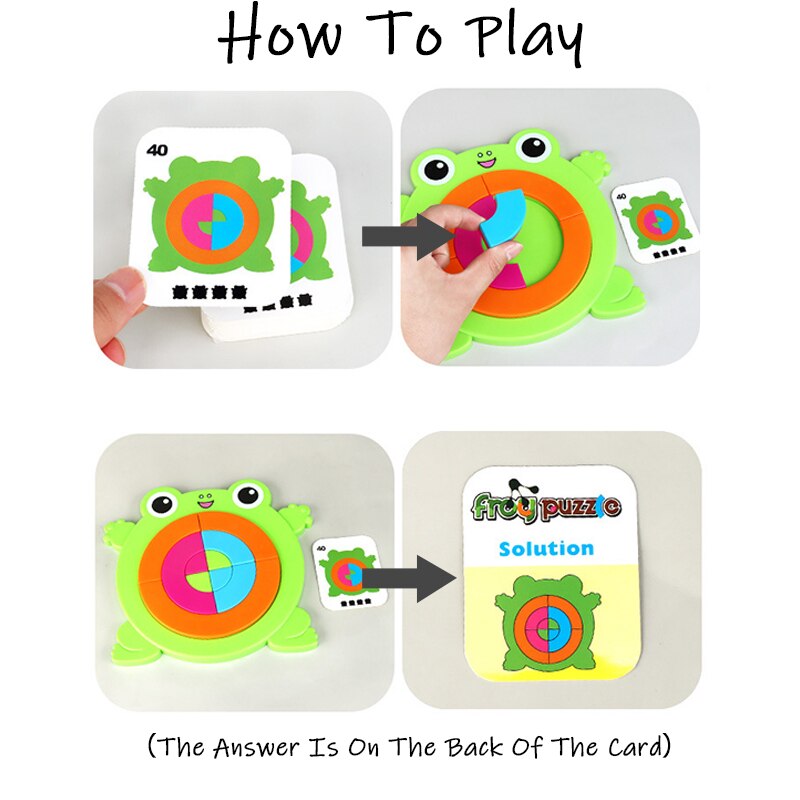 Montessori Fun Frog Puzzle Toy - Montessori Vision