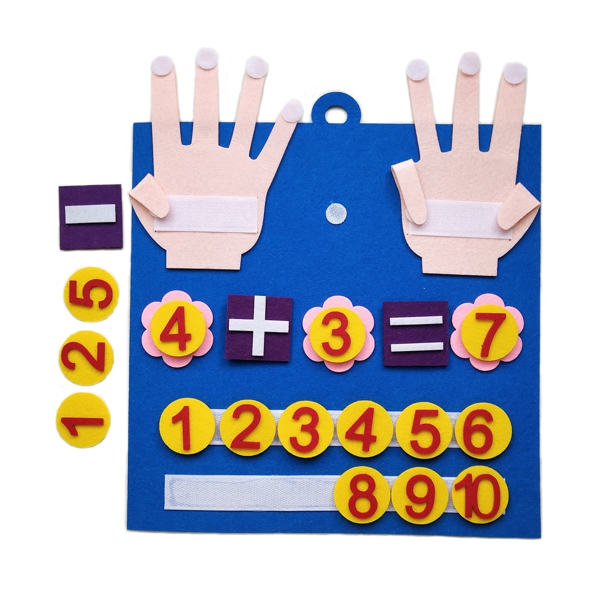 Kids Felt Finger Numbers Math Toy – Montessori Vision