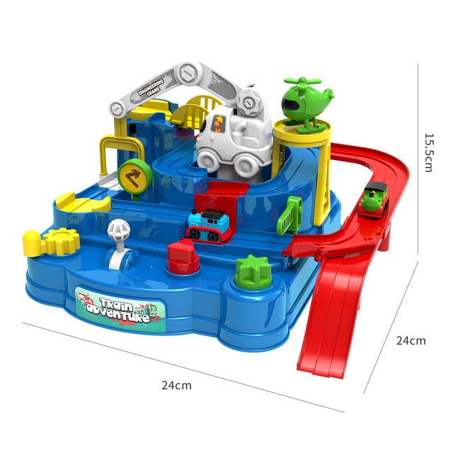 Racing Rail Car Educational Toy - Montessori Vision