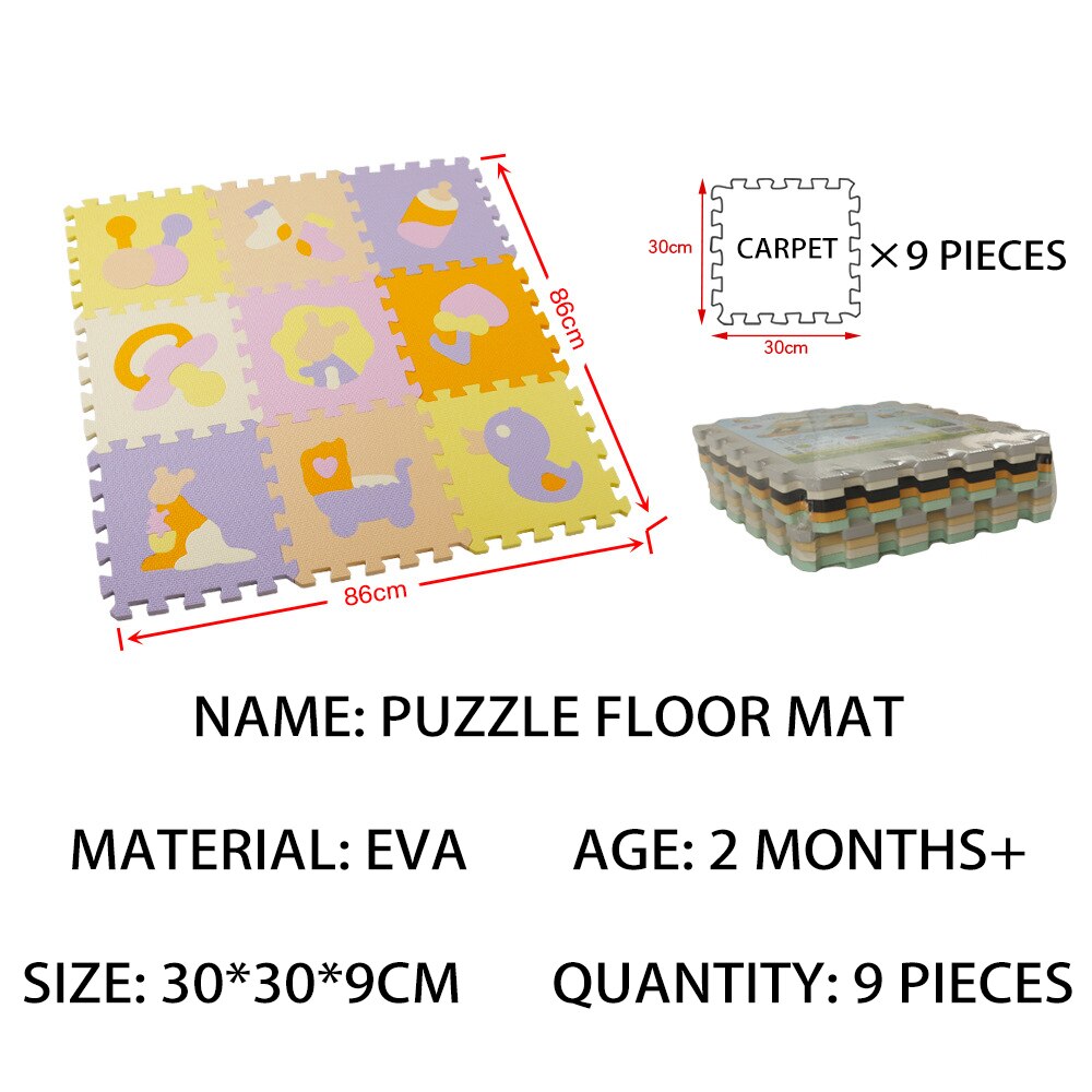 Foam Animal Puzzle Learning Floor Mat - Montessori Vision
