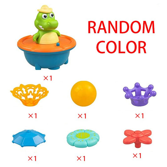 Fountain of Crocodile Bath Toys - Montessori Vision