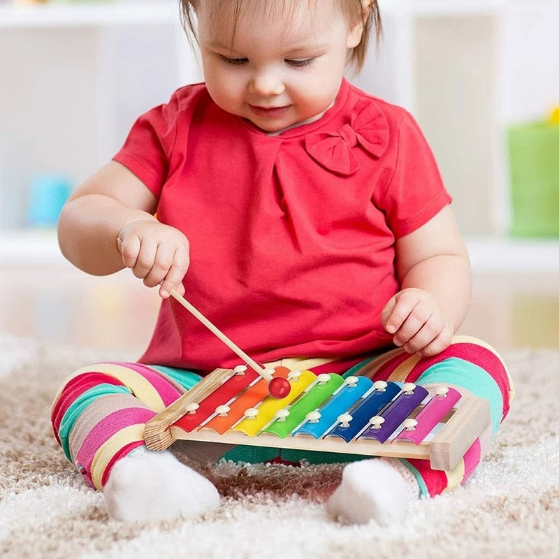 Drum Trumpet Baby Toy - Montessori Vision