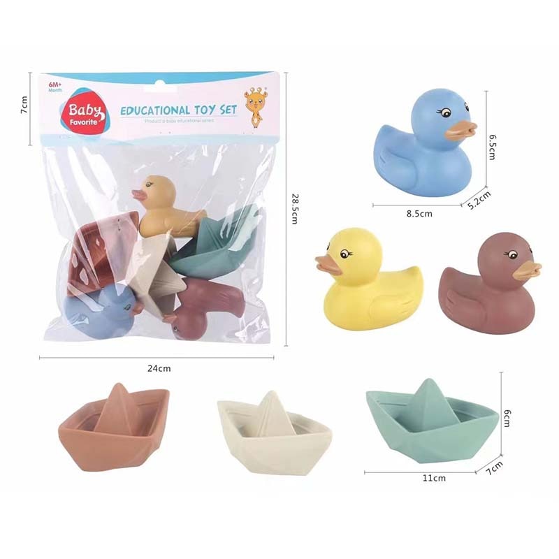 Animals Shower Soft Rubber Float Toys - Montessori Vision