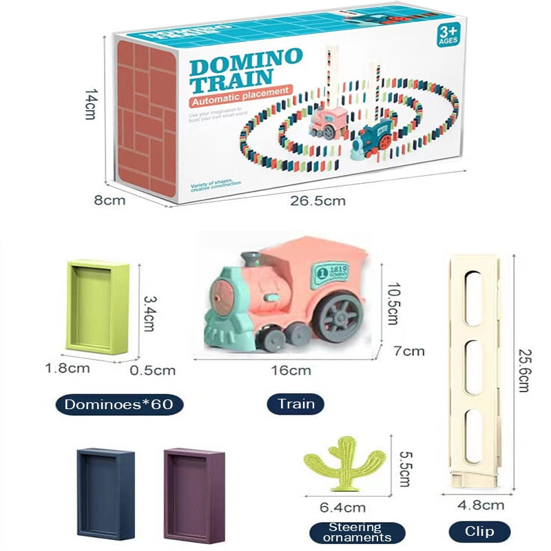 Montessori Domino Train Set Toy - Montessori Vision