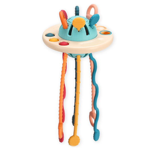 Silicone Pull String Interactive Toy - Montessori Vision