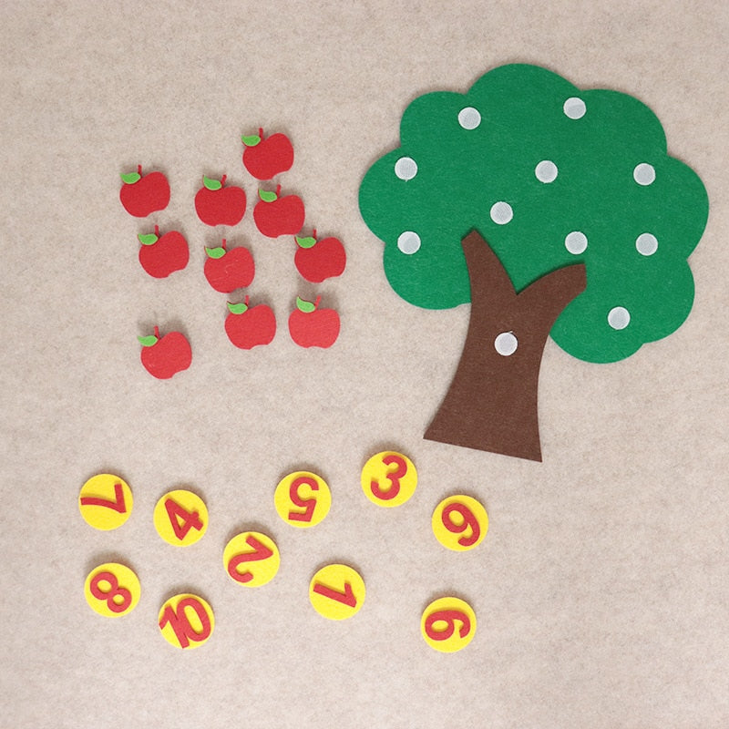 Kindergarten Apple Tree Educational Toy - Montessori Vision