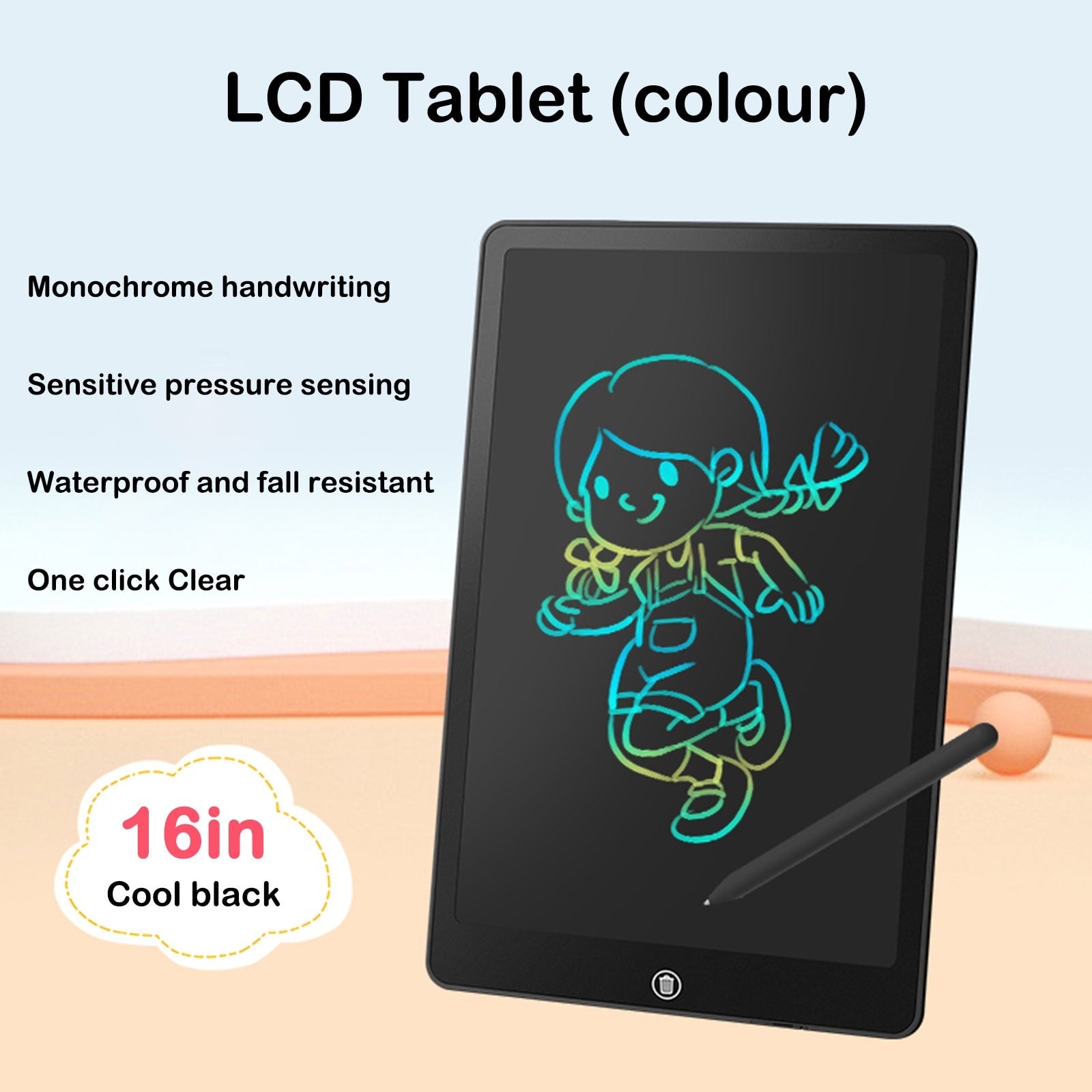 LCD Drawing Tablet for Children Toys - Montessori Vision