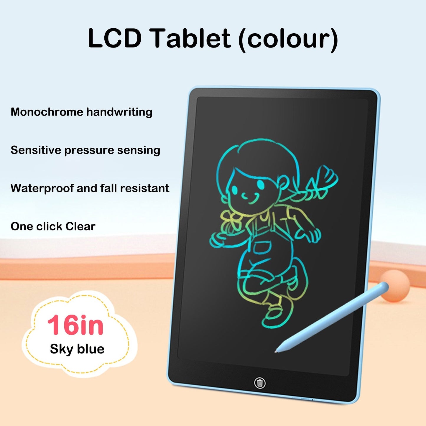 LCD Drawing Tablet for Children Toys - Montessori Vision