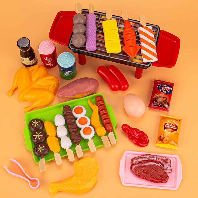 Baby Dress Up Kitchen Toys BBQ Set - Montessori Vision