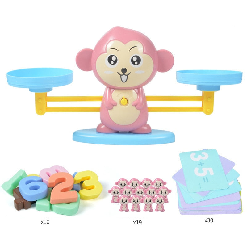 Montessori Counting Monkey Balance Toy - Montessori Vision