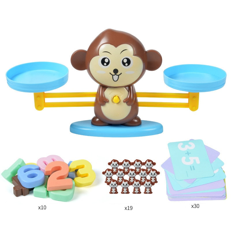 Montessori Counting Monkey Balance Toy - Montessori Vision