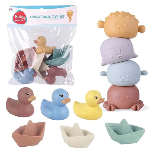 Animals Shower Soft Rubber Float Toys - Montessori Vision