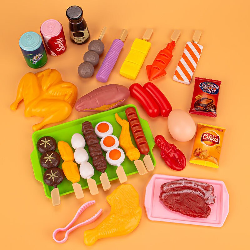Baby Dress Up Kitchen Toys BBQ Set - Montessori Vision