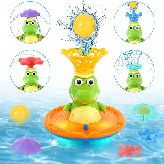 Fountain of Crocodile Bath Toys - Montessori Vision