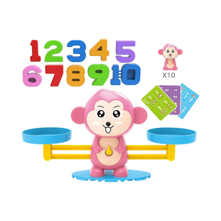 Montessori Counting Monkey Balance Toy - Montessori Vision