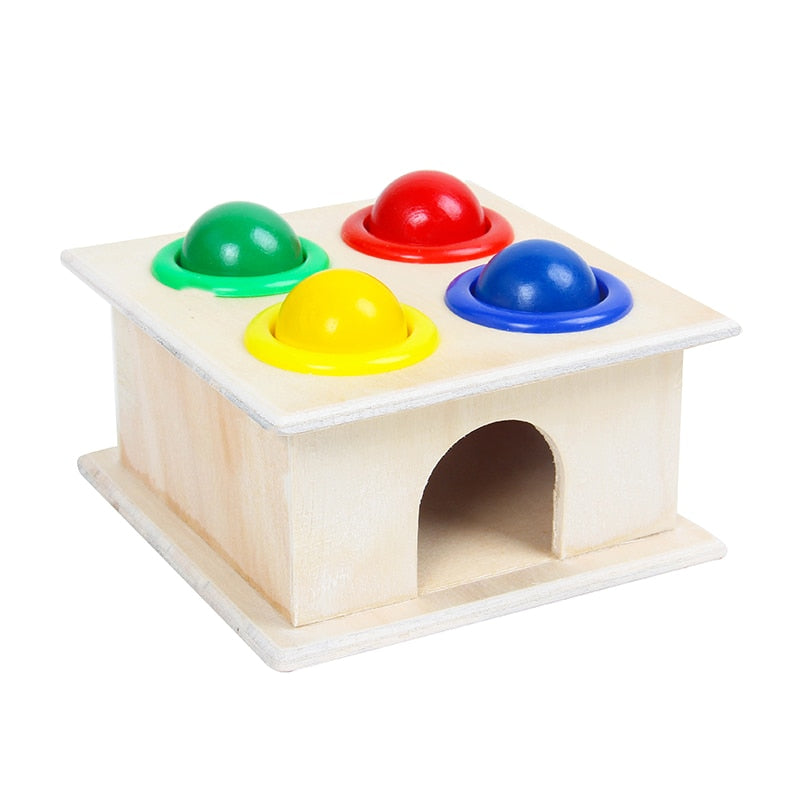 Children Wooden Hammering Ball Toy - Montessori Vision
