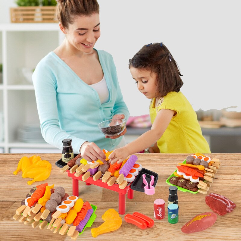 Baby Dress Up Kitchen Toys BBQ Set - Montessori Vision