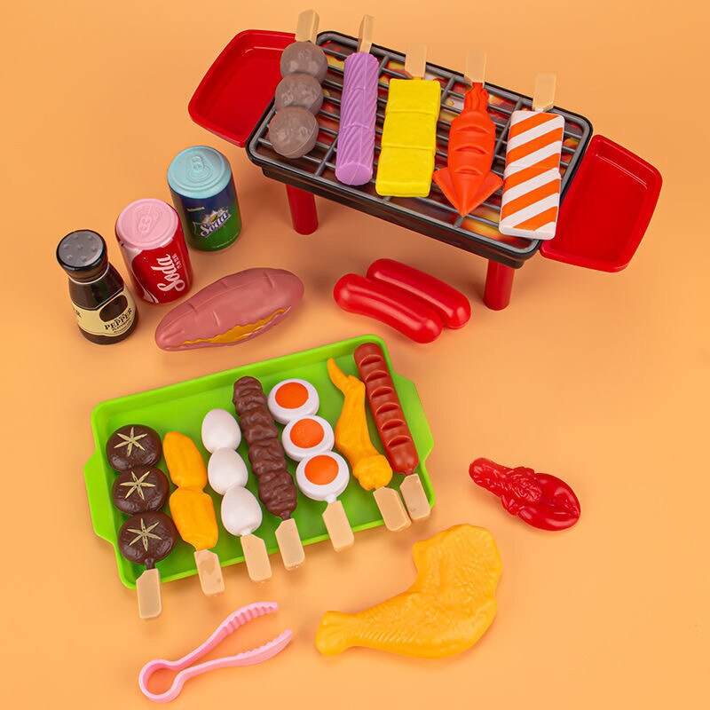 Baby Dress Up Kitchen Toys BBQ Set - Montessori Vision