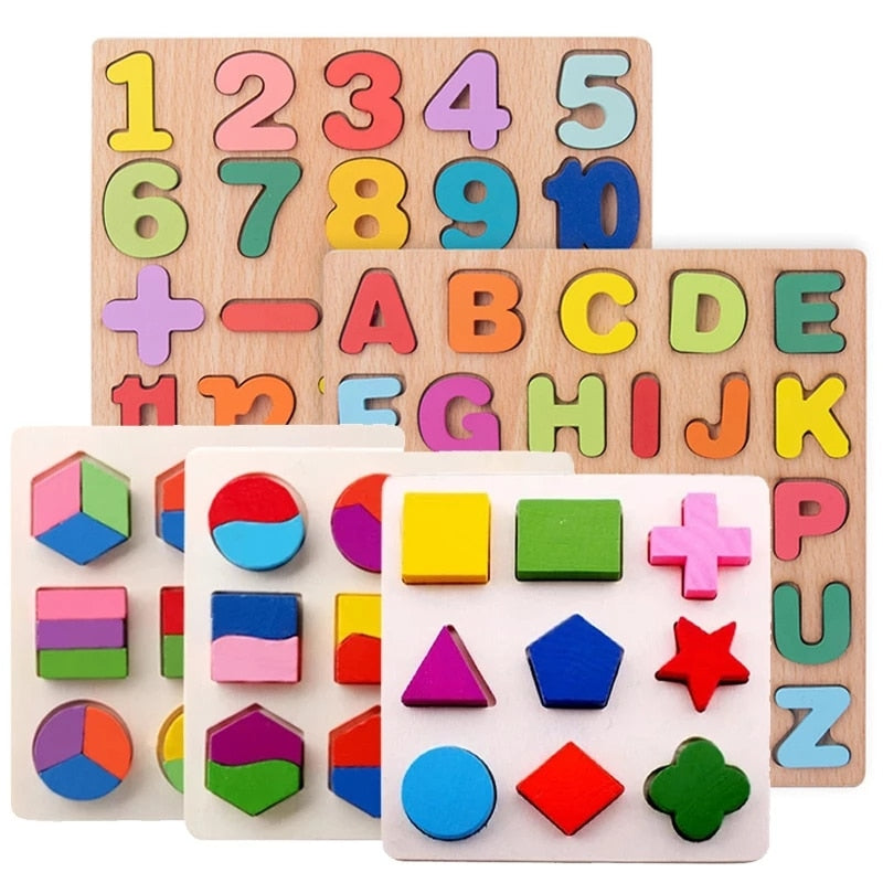 Montessori Educational Wooden Toy Set - Montessori Vision