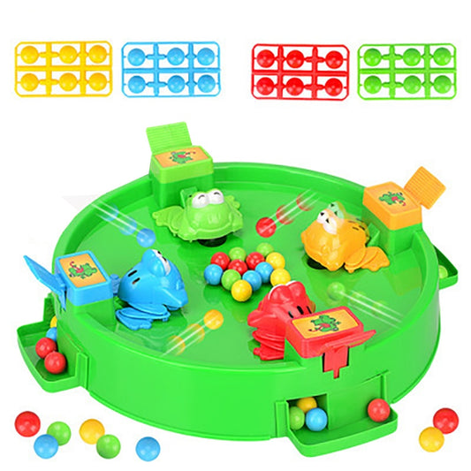Funny Hungry Frog Eats Beans Strategy Game - Montessori Vision