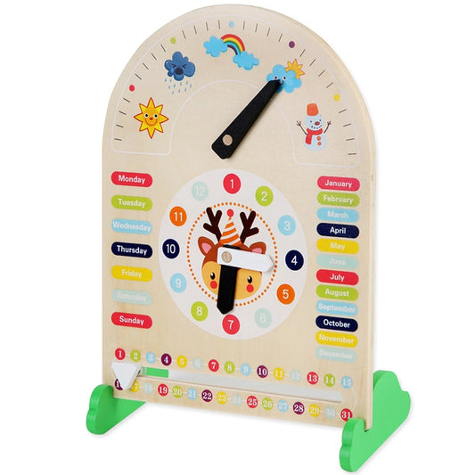 Montessori Children's Wooden Calendar - Montessori Vision