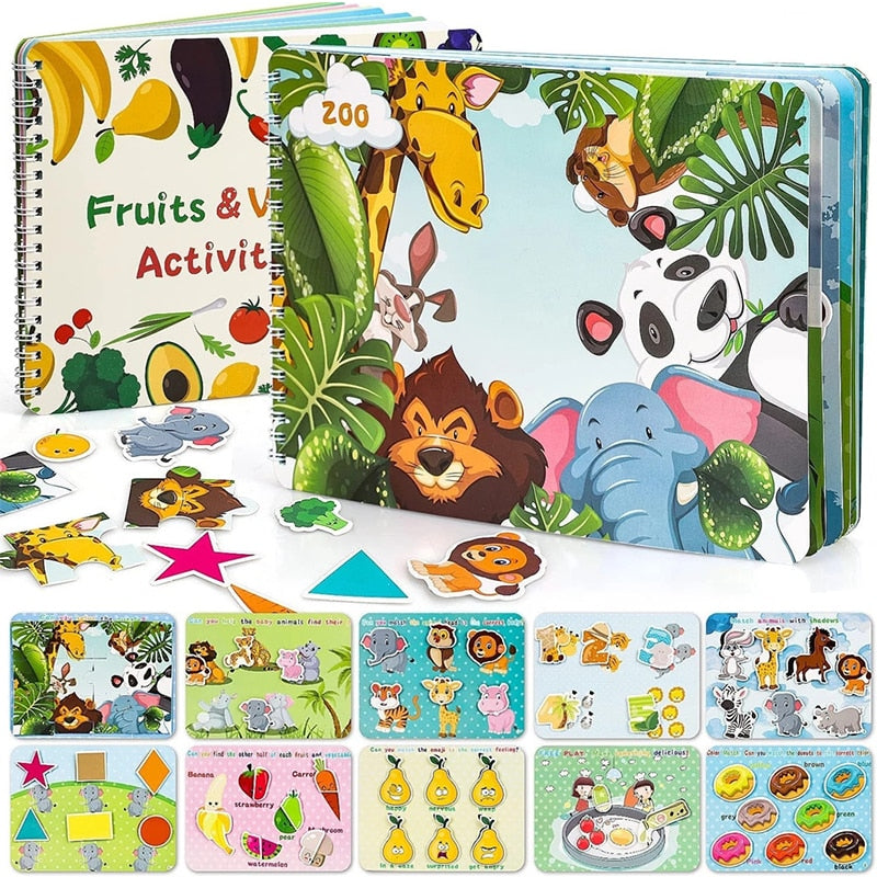 Montessori Busy Toddlers Activity Book - Montessori Vision