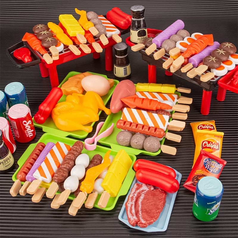 Baby Dress Up Kitchen Toys BBQ Set – Montessori Vision