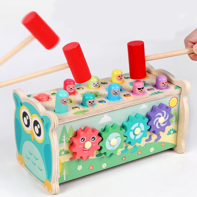 All-In-One Wooden Toy - Toy Box For Kids | Montessori Vision