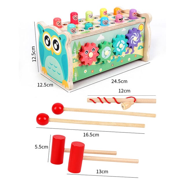 All-In-One Wooden Toy - Toy Box For Kids | Montessori Vision