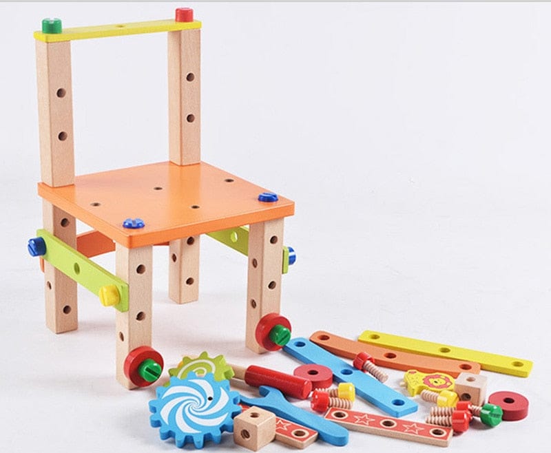 Build-A-Chair Educational Toy - Learning Toy | Montessori Vision