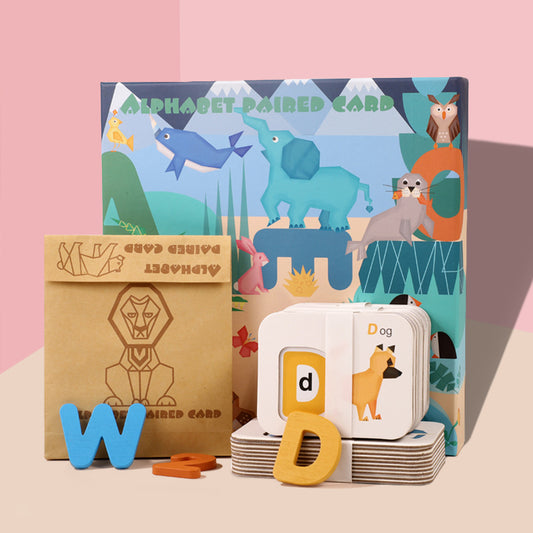 Animal Matching with alphabet Puzzle - Montessori Vision