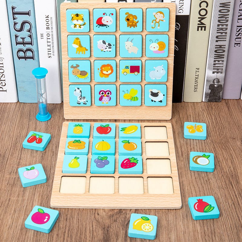 Wooden Letter Blocks - Photographic Memory Blocks | Montessori Vision