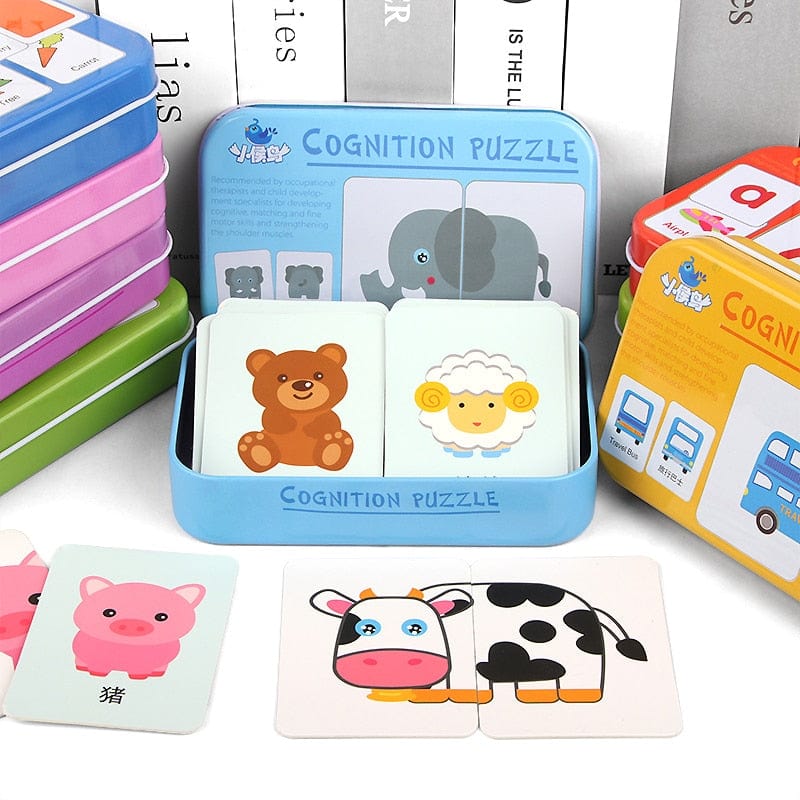 Cognitive Puzzle Card Set - Puzzles & Games | Montessori Vision