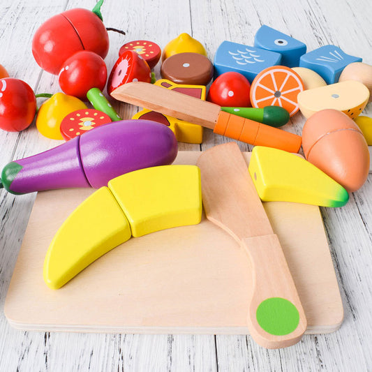 Montessori Meal Cutting Toy - Wooden Toys | Montessori Vision
