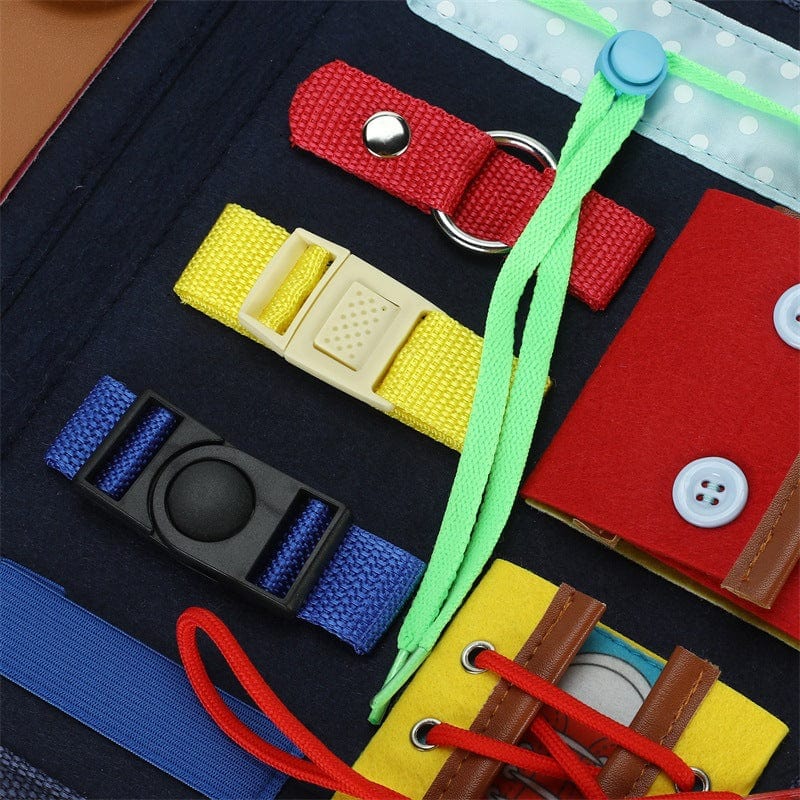Shoelaces Handle  Buckle Toy - Zipper Toy | Montessori Vision