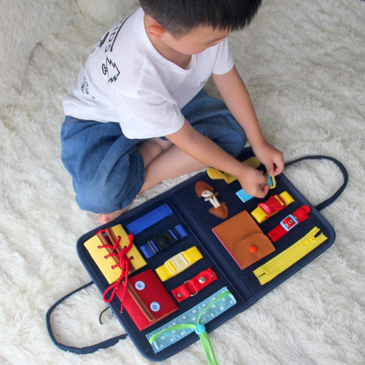 Shoelaces Handle  Buckle Toy - Zipper Toy | Montessori Vision