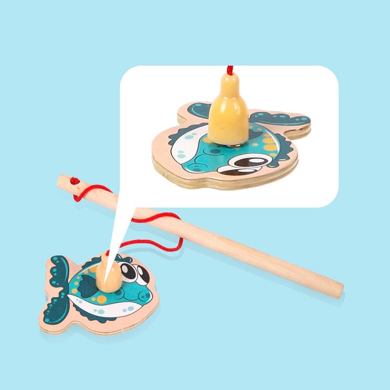 Baby Products Online - Kidus Montessori Wooden Magnetic Fishing