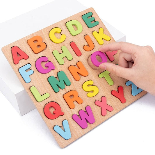 Wooden Alphabet Board Game - Educational Game | Montessori Vision