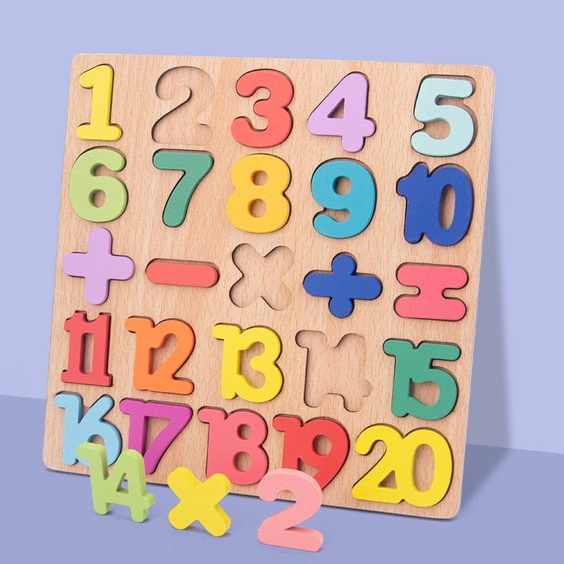 Montessori Wooden Math's Board - Learning Games | Montessori Vision