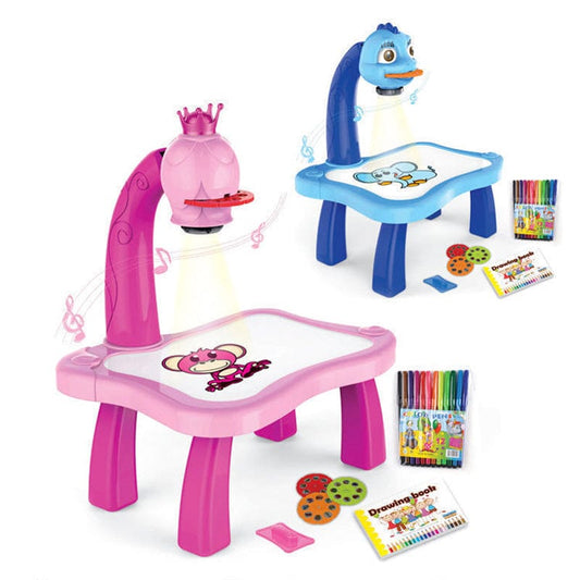 Led Projector Drawing Table - Coordination Skills Toy | Montessori Vision