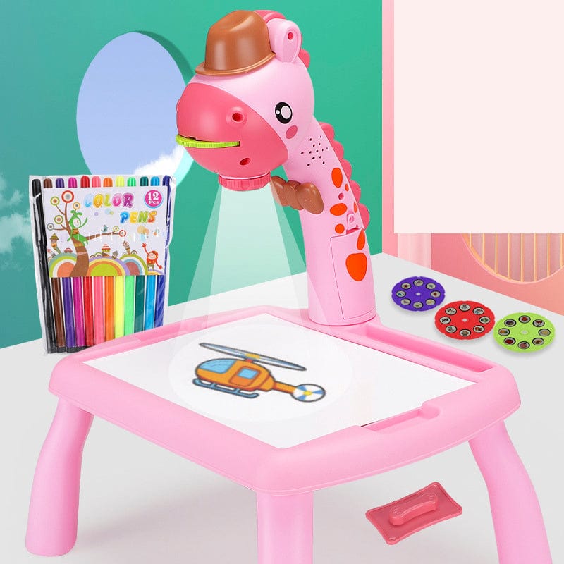 Montessori Led Projector Drawing Table Kids Toy - Montessori Vision