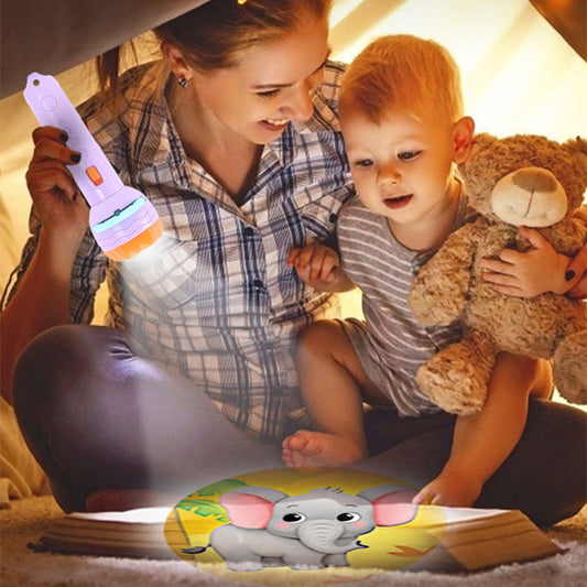 Baby Sleep Story Projector - Image Changing Torch | Montessori Vision