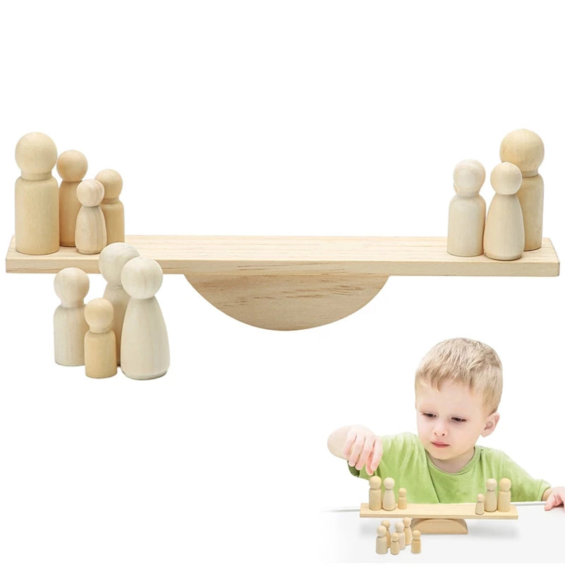 Doll Stacker Seesaw Toy - Toy For Kids | Montessori Vision