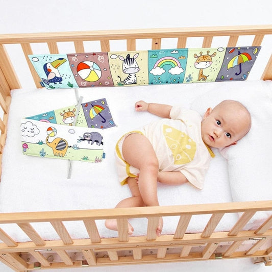 Sensory Cloth Book Baby Toys 0 12 Months Newborn - Montessori Vision